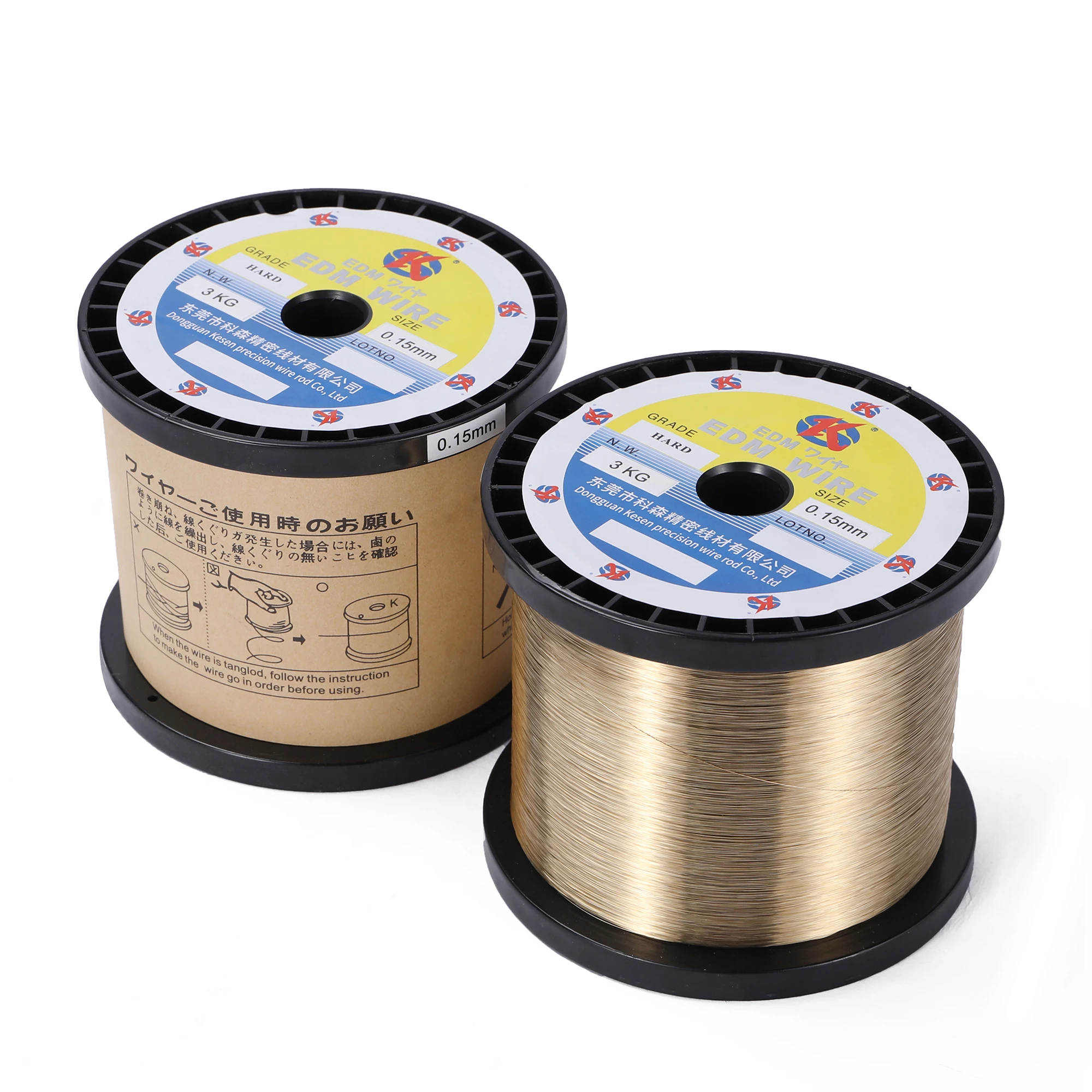 Factory 0.25mm EDM Electrode Wire Brass For Wire Cutting Machine