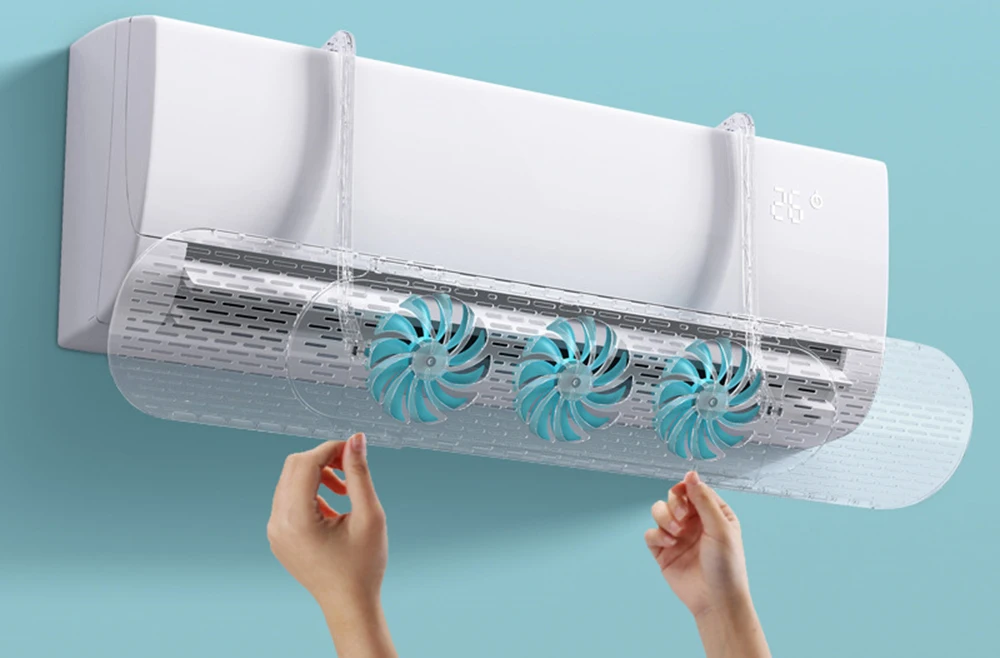Factory Wholesale Supplies High Quality OEM/ODM Crystal Clear Air Conditioner Wind Deflector For Air Conditioner Supplier.jpg