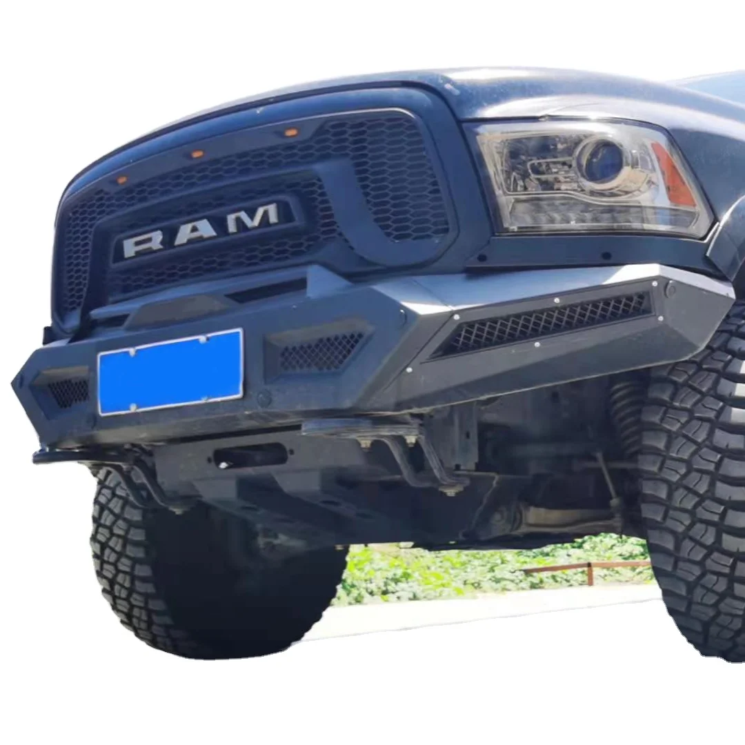 
Aftermarket Hot Sale Unique Design Offroad Accessories Steel Bumper for Dodge Ram 1500 