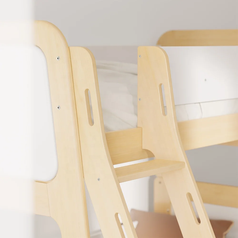 Only B2B Boori AS\NZS 4220 Kids Bedroom Furniture Full Over Full Solid Wood Double Children Bunk Bed For Teenagers