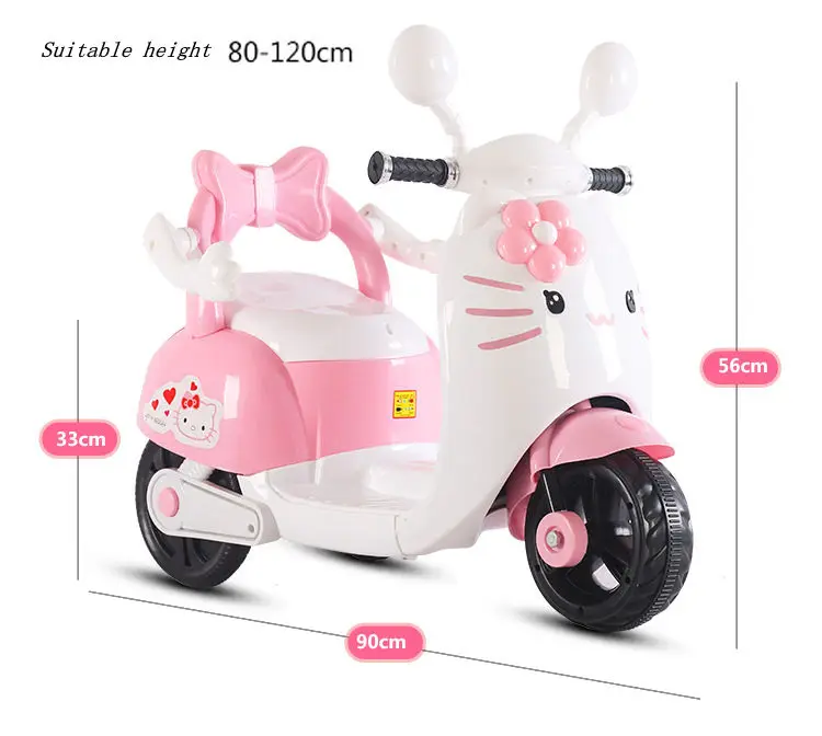 Wholesale sales 3 wheels electric motorbike children toy motorbike kids