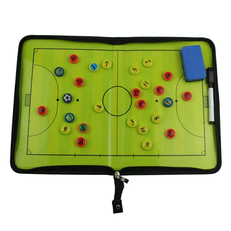 Foldable Magnetic American Football Coach Board Futsal Magnetic Coaching Board