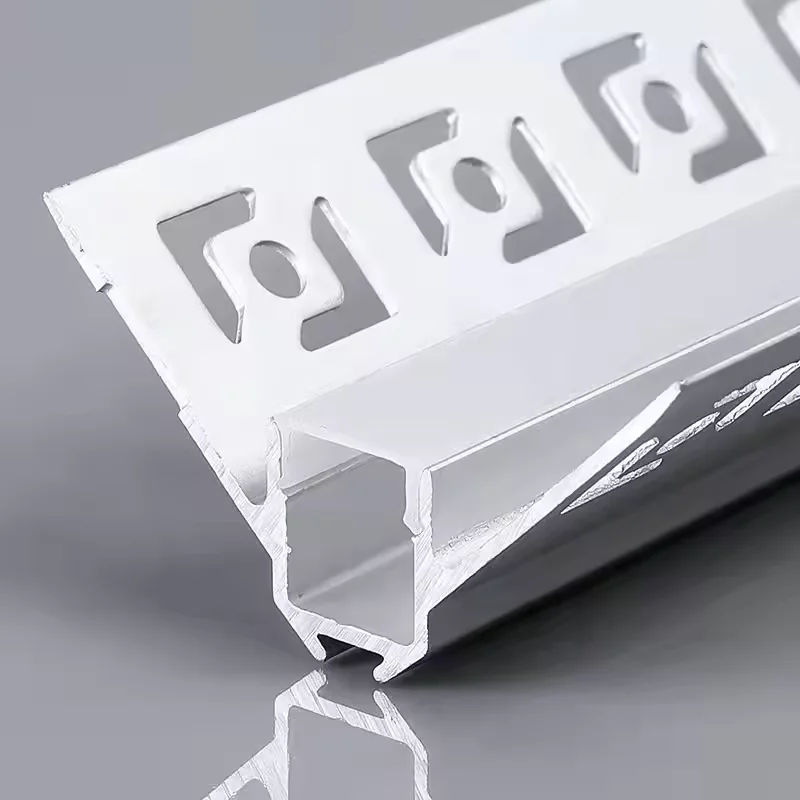 Best Selling For Grey LED Strip Lighting Channel Surfaced Mounted Recessed 6063 Extrusion customized LED Strip Aluminum Profile