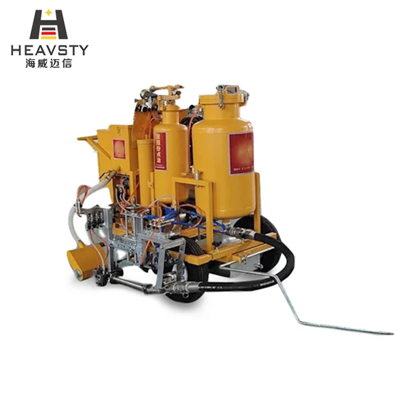 HW Hot Sale Two Component Hand Push Road Marking Machine For Cold Plastic-Spotline