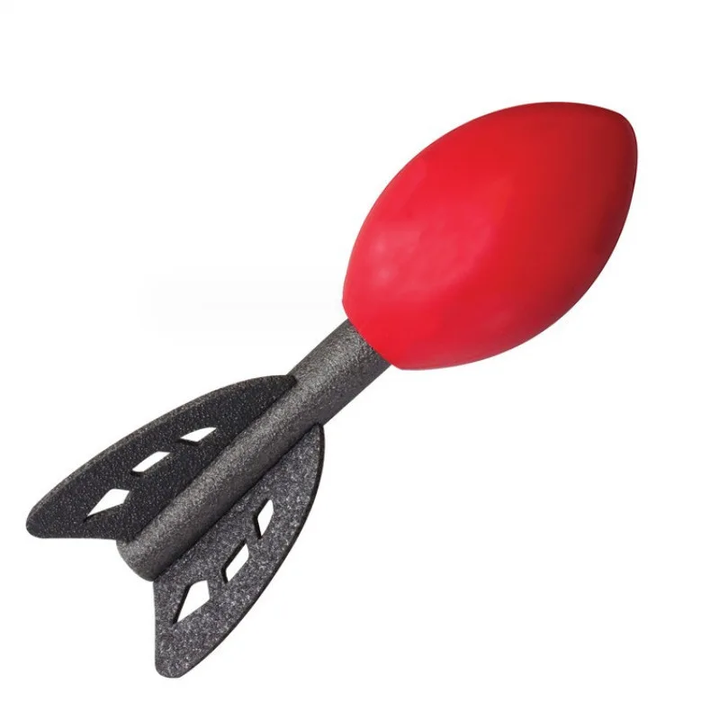 Flying Rocket Stress Ball Toy Pu Foam Soft Beach Park Backyard Missile Launcher Kids Flying Rocket Stress Ball Toy