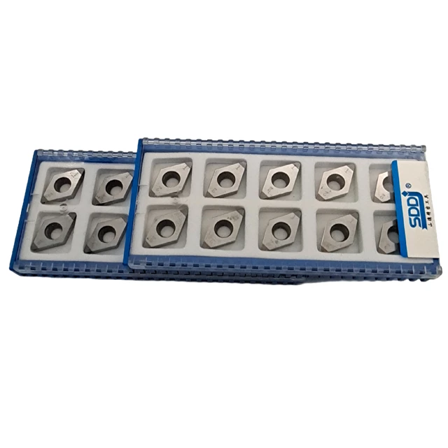 High finish PCD inserts DNGW150404 diamond cutter for lathe tools