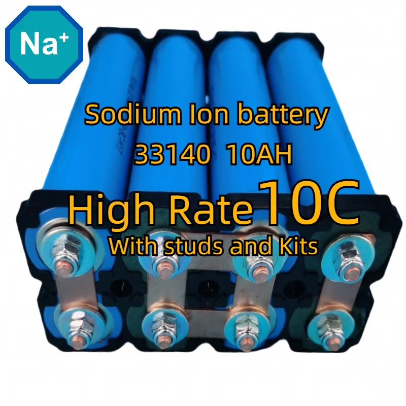 sodium-ion battery 33140 3.0V cells with M6 stud kits holder bars 32140 10ah manufacturer 120wh/kg Sodium ion battery