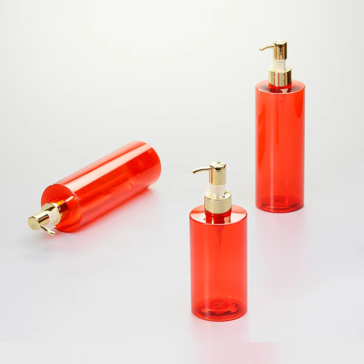 Custom 200 ml 250ml 300ml 400ml Luxury Empty Plastic PET Cosmetic Packaging Body Wash Lotion Bottle For Skin Care Dispenser