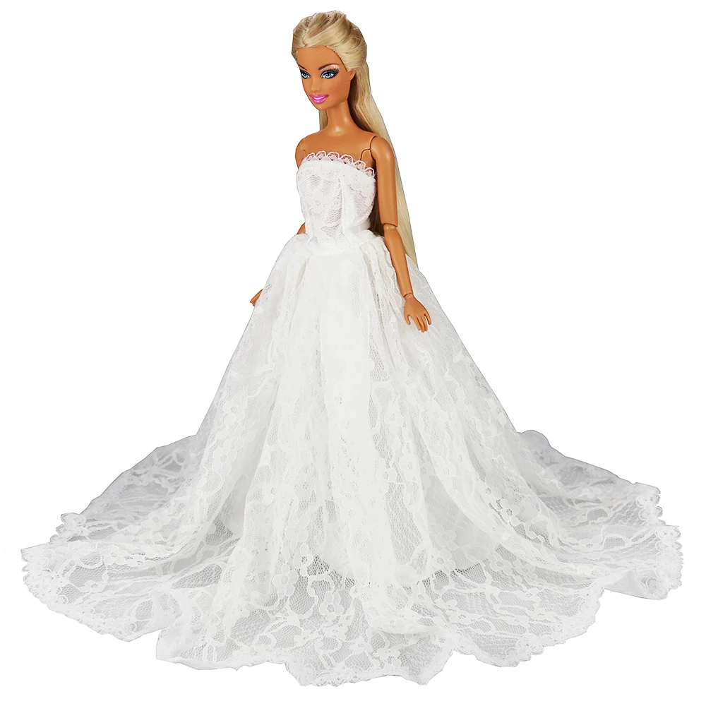 Fashion Handmade 2 Items/Doll Accessories Kids Toys Wedding Party Dresses For 11.5 inch Girl Doll Dressing Game DIY Present