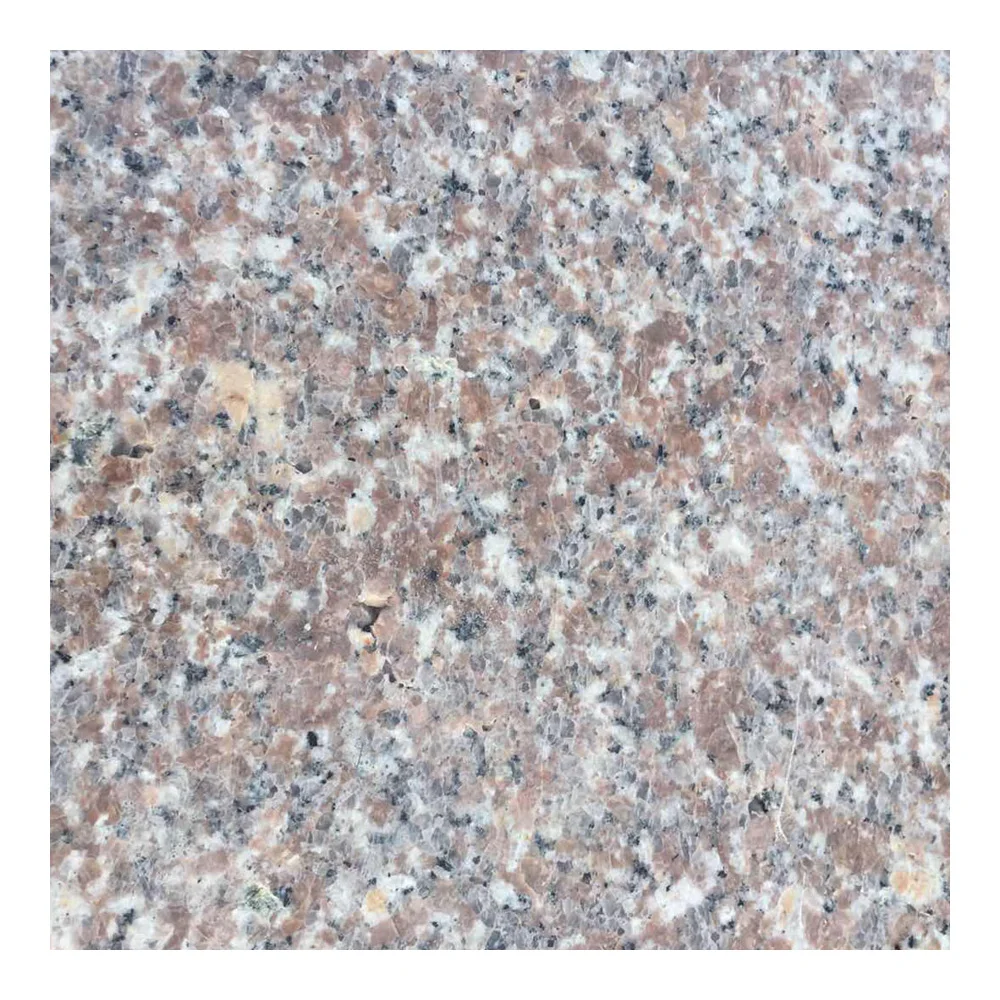 SHIHUI Polished Natural Stone Tile Floor G648 China Queen Light Pink Rose Granite Peony Chinese Style New Flamed Red Granite