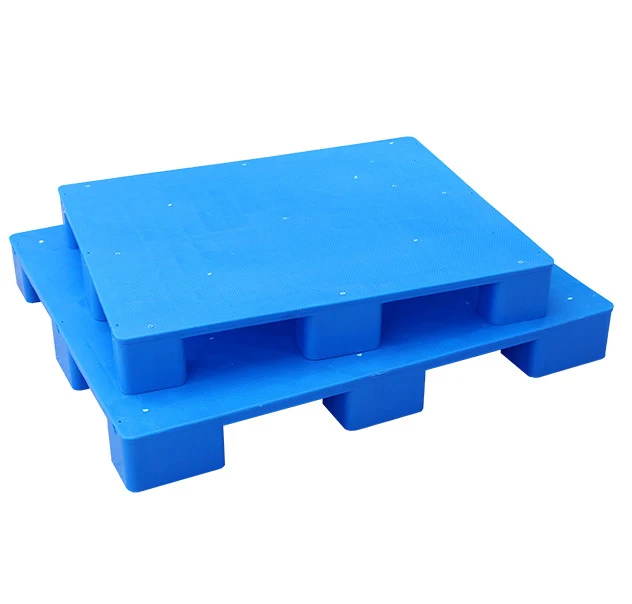 Plastic Pallets 1200*800MM 1200*1000MM Latest product hdpe pallet high quality 4 way flat blue nine feet Plastic Pallet Prices