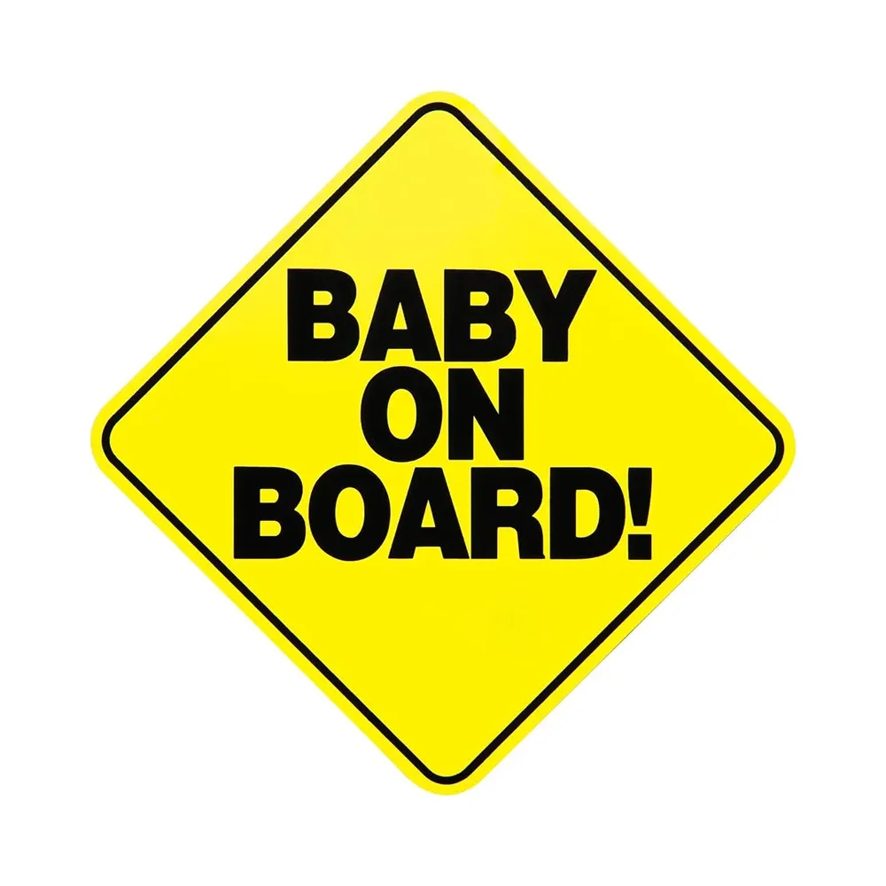 Custom Made Vehicle Signs Waterproof Manufacturer Personalized Flexible Advertising Car Magnets for Baby on Board