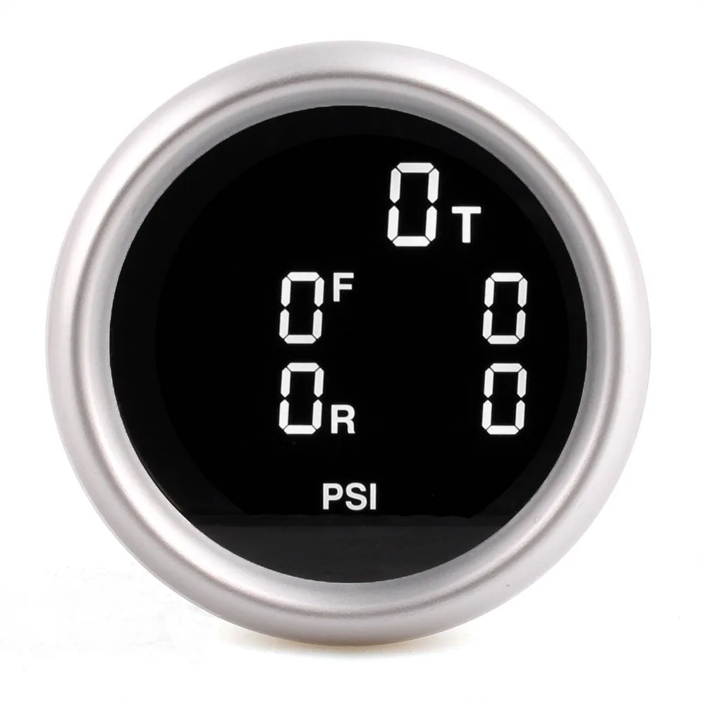 5 Display 52mm Air Pressure Gauge air suspension Air ride digital gauge for Car Truck