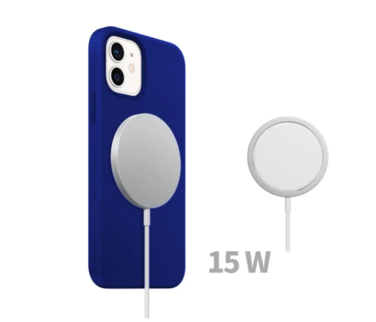 Новинка 2021, магнитное Беспроводное зарядное устройство для iphone 12 Mini Pro Max, магнитное адсорбционное Быстрое беспроводное зарядное устройство 15 Вт