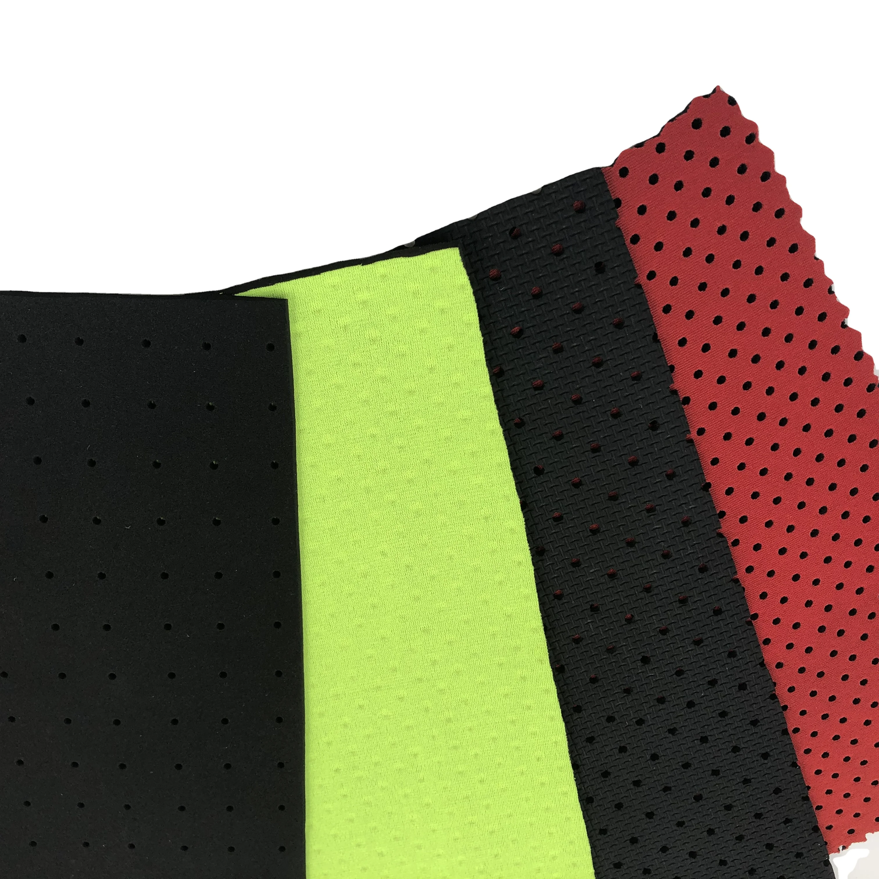 Перфорированный неопреновый лист с тканью