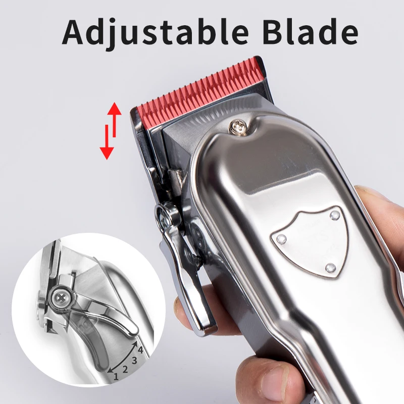  2021 Professional powerfully barber Hair clippers for men LCD display electric