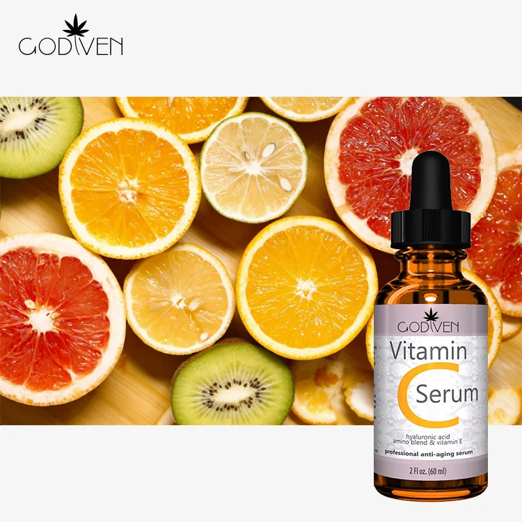 Beauty Personal Care Antioxidant Ferulic Acid Chinese Prive Label Whitening Vitamin C Face Serum Price