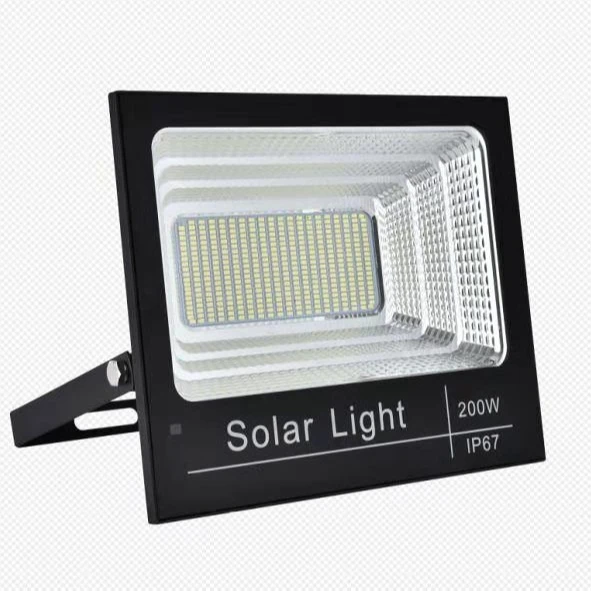 Factory direct sale high lumen outdoor Ip67 50w 100w 200w slim solar led flood light
