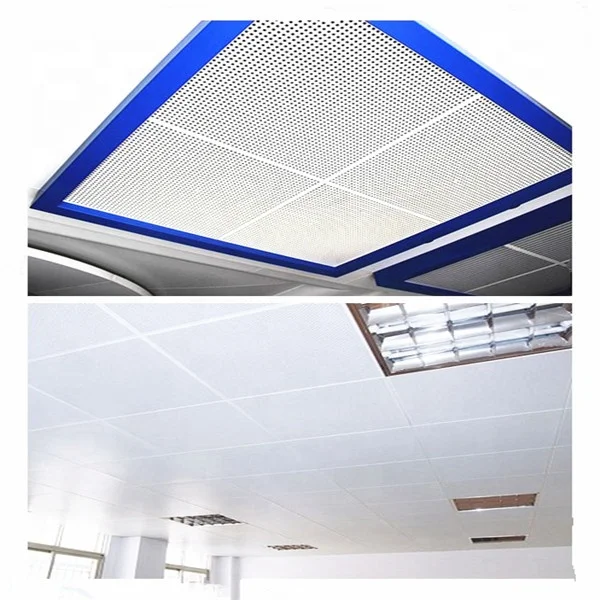 ACEBOND Clip Black Metal Ceiling Aluminum Tissue Sound Proof Text Aluminum Galvanized Steel Square Modern Ceiling