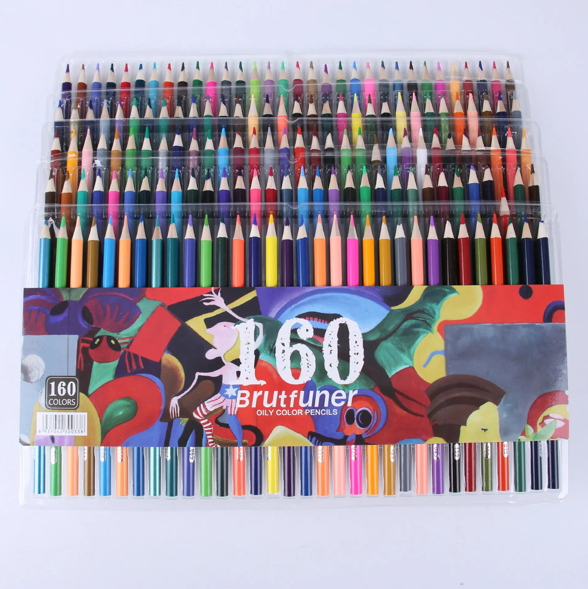 Christmas Gifts 160 Colors Pencil Oily Colored Graffiti Pencil Watercolor Pencils for Kids