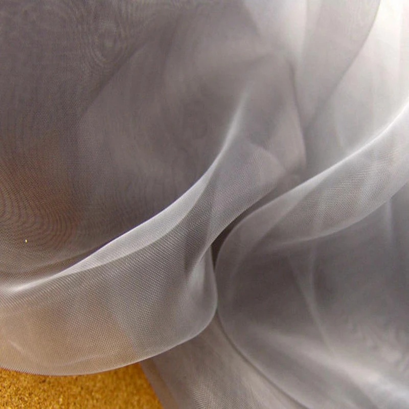 high quality various color nylon Organza for wedding dress