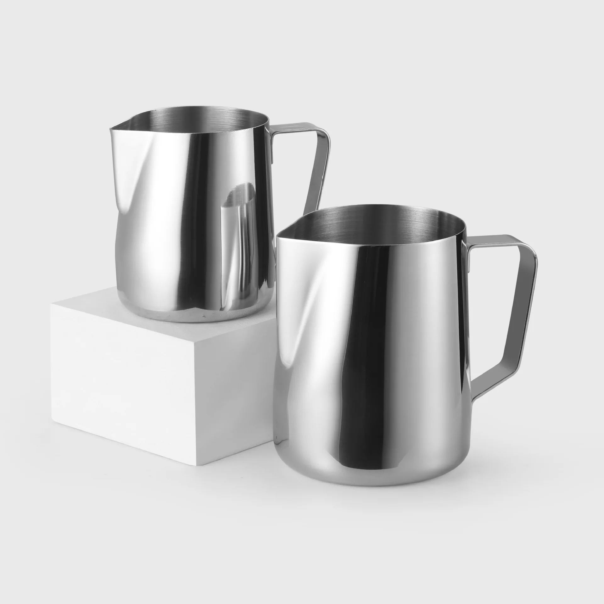 Food Grade Custom Steaming Barista Space Stainless Steel Home Coffee Espresso Milk Pitcher Jug