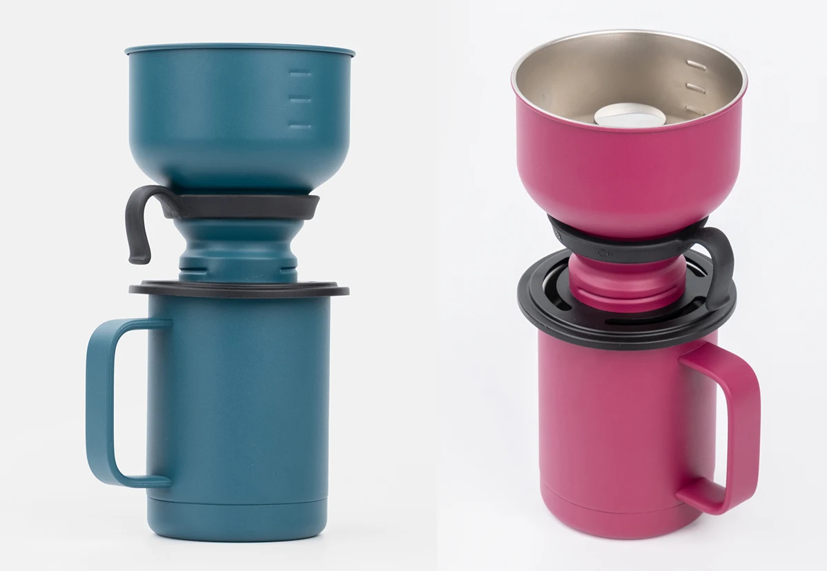 Adventure Travel Outdoor Stainless Steel Coffee Filter With Coffee Tumbler / Mug Set