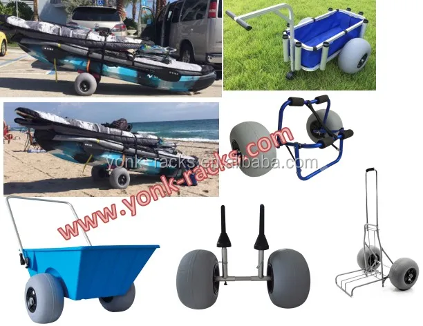 direct factory customized hot selling surfboard/kayak/canoe carrier trolley cart