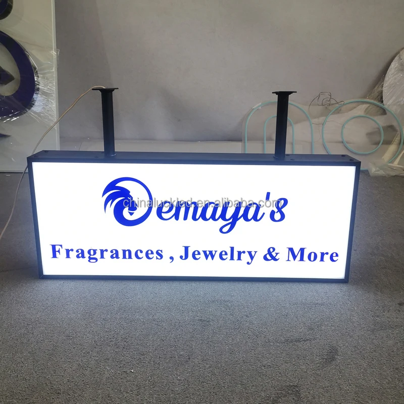 outdoor letter sign custom size light box advertising shop sign light box 3d Led Acrylic Light Box