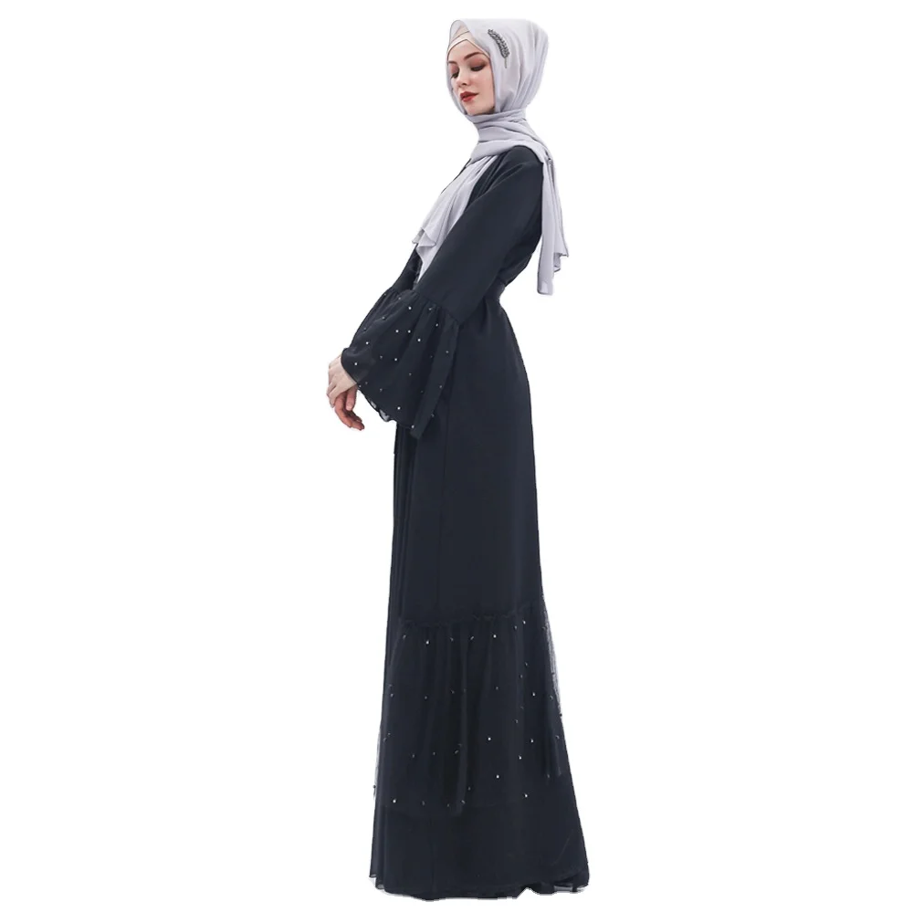 Muslim dress beautifully Islamic Clothing Fashion Kimono Arabic Style Dubai Muslim abayas