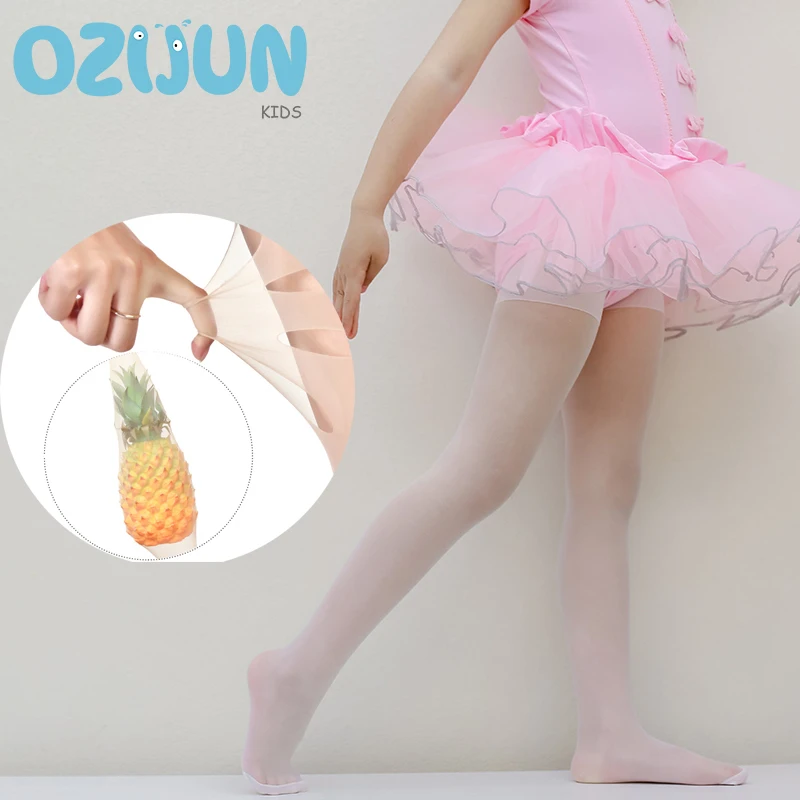 
Summer Baby Girls Ultra-thin Random Cut Ballet Dance Silk Pantyhose 5 Colors 4 Size Transparent Tights Children Girls Dance 