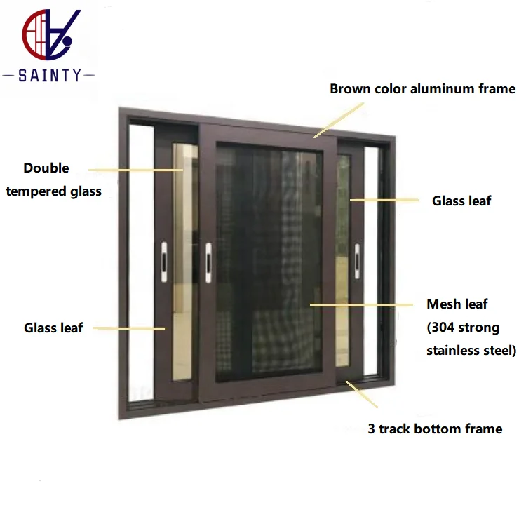 Thermal Break Aluminum Windows Window Aluminium Glass White Thermal Break Triple Glazed Aluminum Round Glass Windows For House A