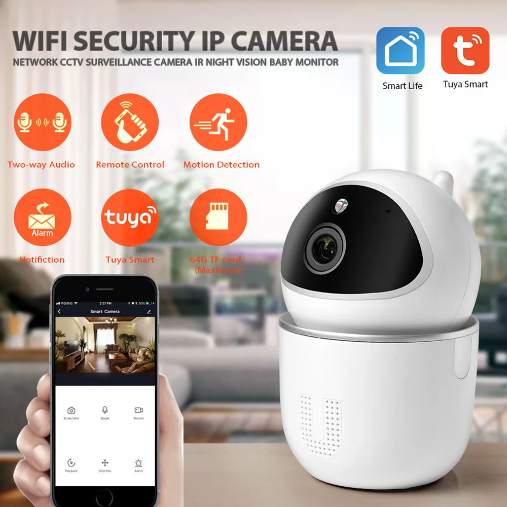 Factory wholesale 1080P HD Surveillance System Night Vision Scope Smart Security MINI Wifi Camera