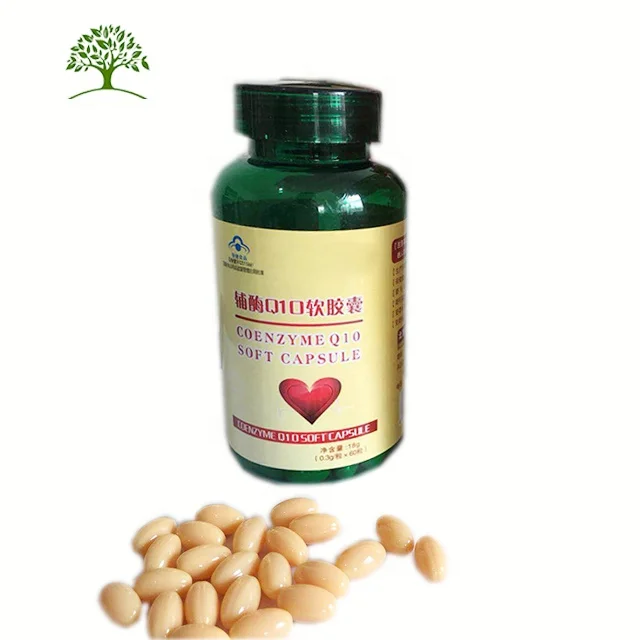 GMP Certificated OEM Anti-aging co q10 500mg bulk Softgel Capsule