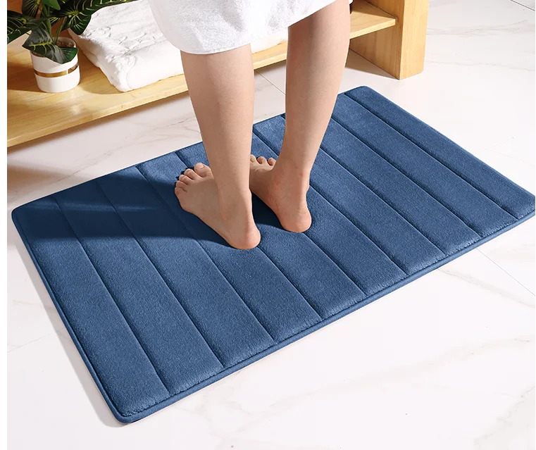DAJIANG bathroom memory foam bath mats quick dry bath mat rug sets mat absorbent antis slip toilet carpet