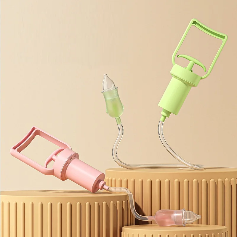 New Born silicone Baby Stuff Safety Nose Cleaner supplies Vacuum Suction Nose Aspirator Baby