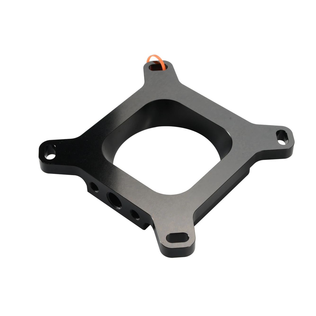 CNC Custom Machining Anodized Aluminum Square Bracket Mounting Plate Holder Metal Bracket Part Accessories