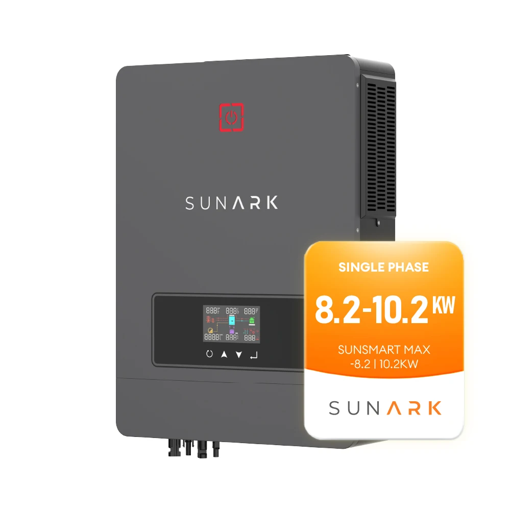 SunArk гибридный Инвертор солнечной энергии 8 кВт 10 однофазный чистый синусоидальный Pv инверторы для домашней системы