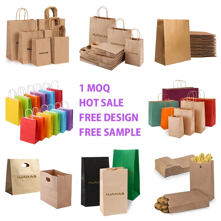 huahao luxury custom logo boutique rose gold gloss mod gift bag for handbags with gold ropes