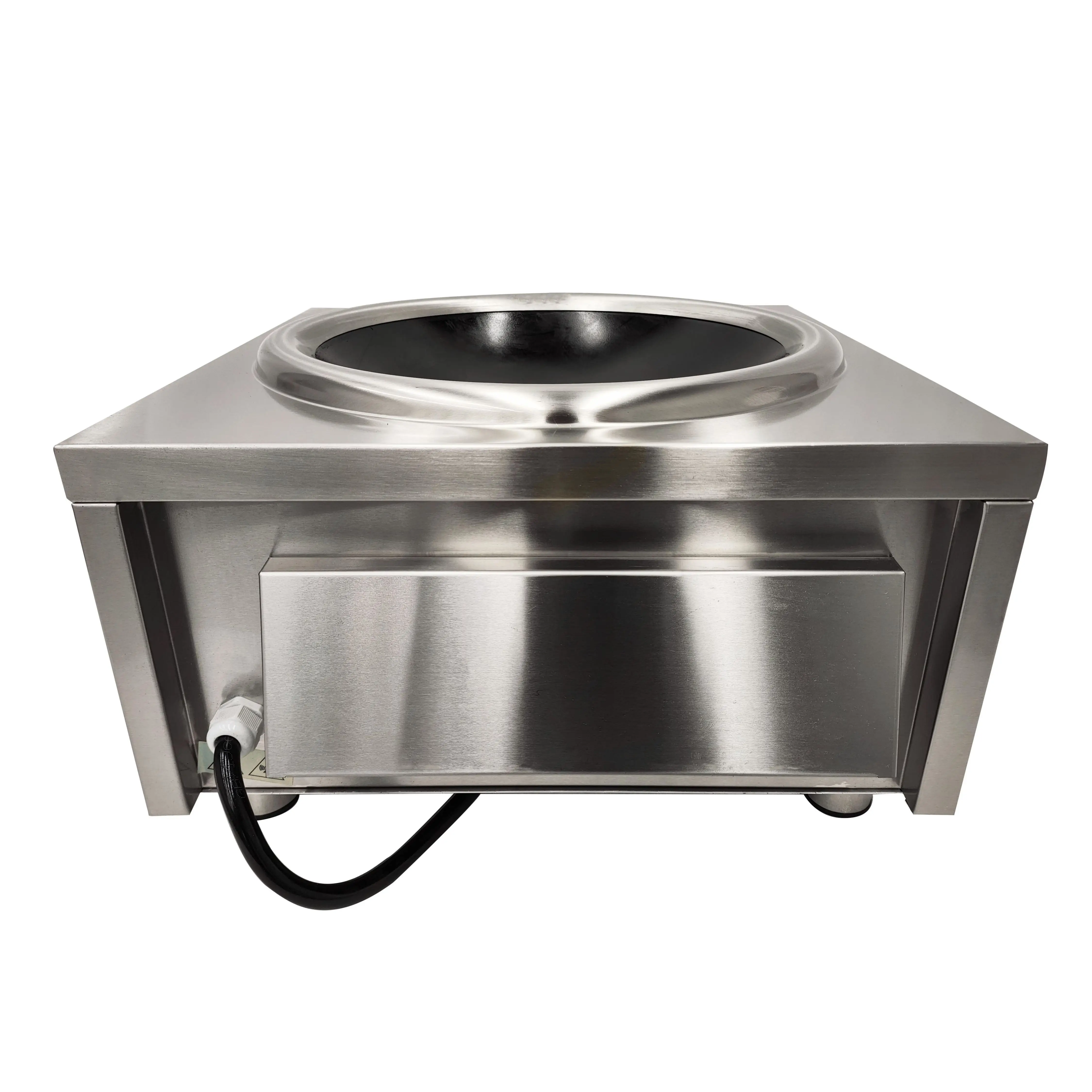 Hot Selling Household Kitchen Utensils with 5kW Single Head Plate Core Concave Stove for Stir Frying