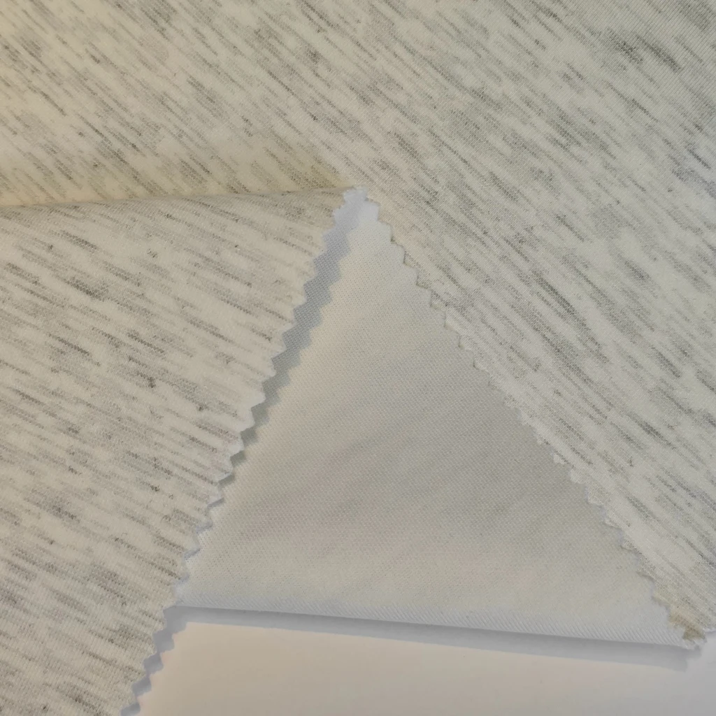 Customized New Brand  Polyester Rayon Spandex 340Gsm  TR Textured Scuba Fabric For Hoodies  Breathable