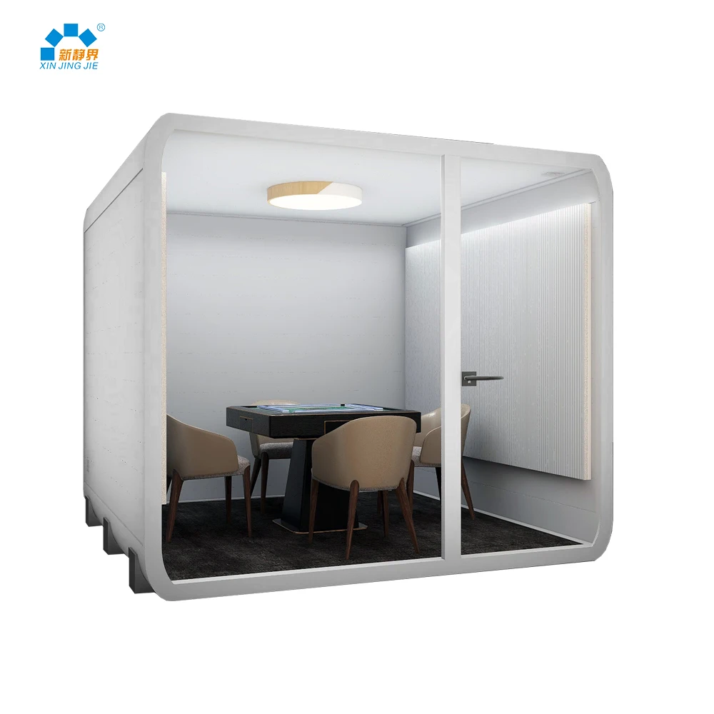 soundproof silent privacy office pod meeting pod