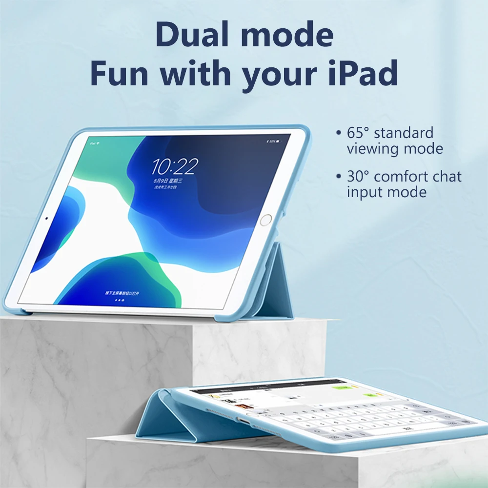 Ультратонкий чехол для Ipad 8th Air 4 10 9 Mini 6 1 2 3 5