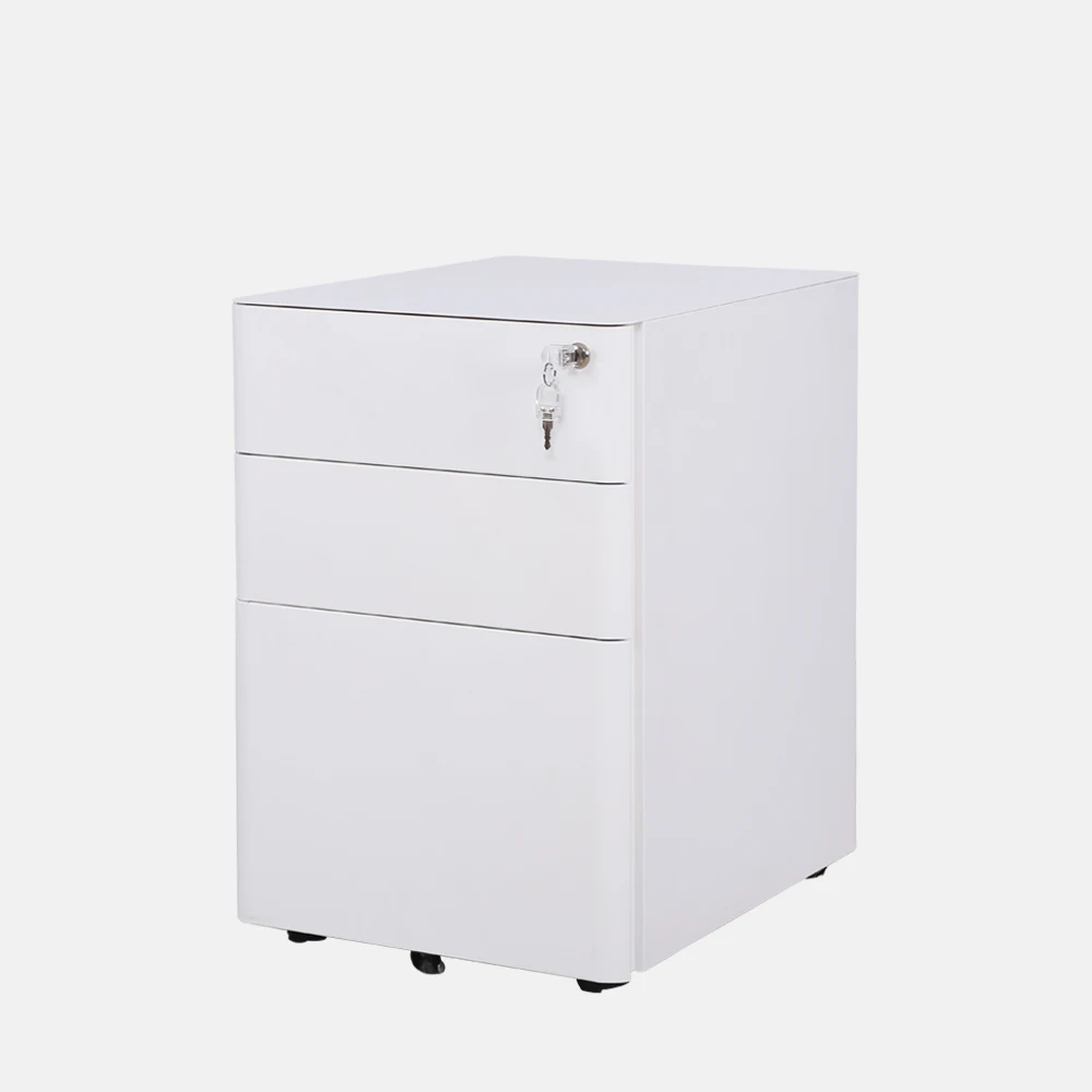 
new style 3 drawers Office furniture Steel metal mobile storage cabinet with drawers 
