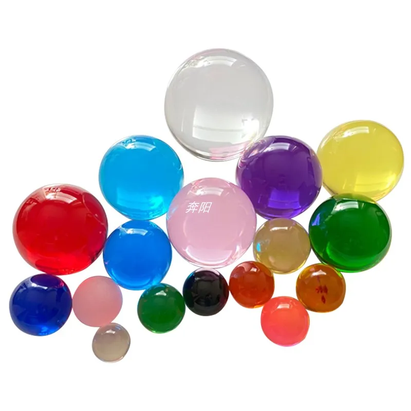 Resin ball 10-100mm acrylic ball red green blue resin sphere solid color acrylic ball
