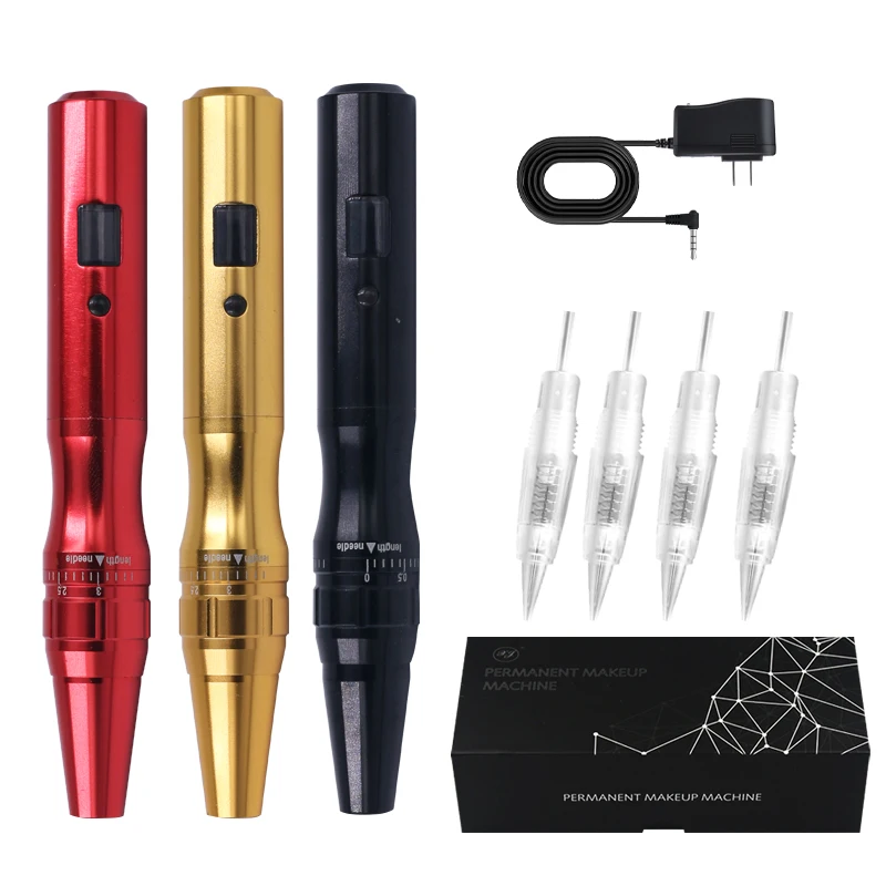 XJ Professional Tattoo Machines Permanent Makeup Machine Wireless Pmu Eyebrows Microblading Tattoo Machine