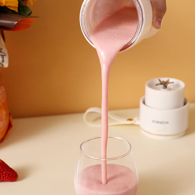 KONKA 340ml wireless Type-C charging Electric Juicer Cup Portable Mini Blender Fruit Mixers Juicer Bottle