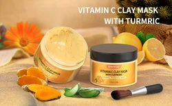 Turmeric Vitamin C Clay   Mask  , SHVYOG Vitamin C Clay  Mask with Kaolin Clay and Turmeric for Dark Spots