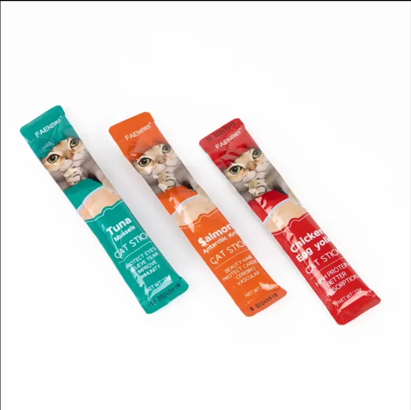 Factory Wholesale Delicious Cat Snacks Nutritious Wet Cat Food Pet Treats Snacks Natural Tuna Chicken Wet Cat Food