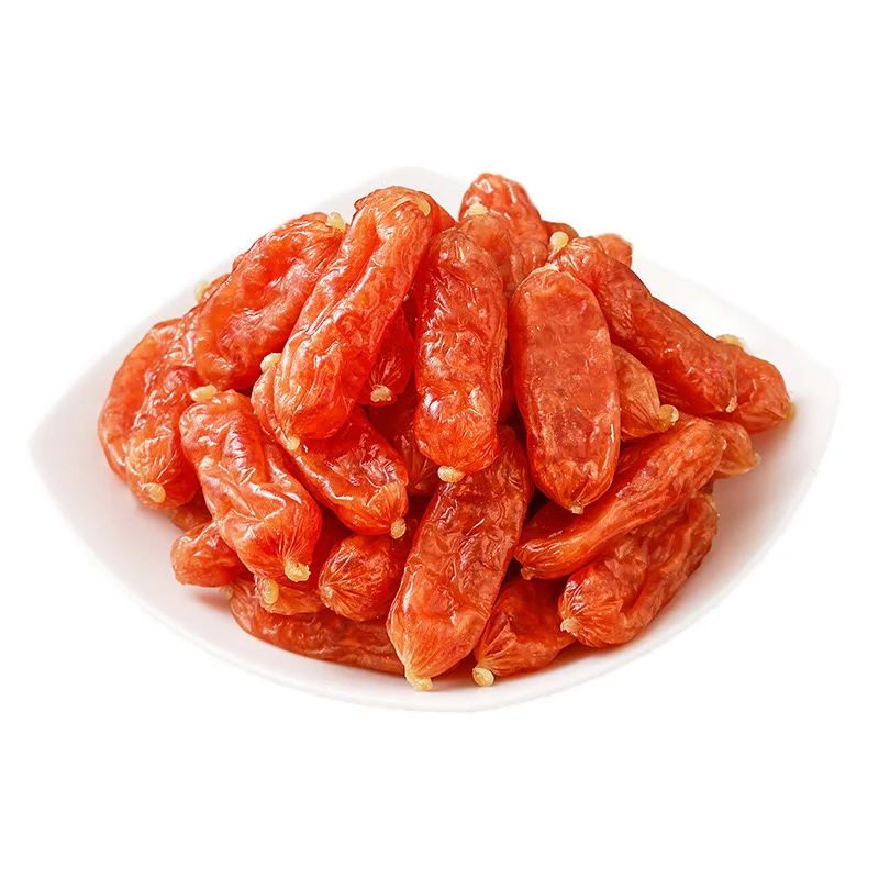 Оптовая продажа, натуральная мягкая Хрустальная куриная колбаса, здоровый корм для домашних животных, закуска для собак